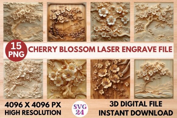 Cherry Blossom Laser Engrave File: Strategic Applications for Precision Crafting