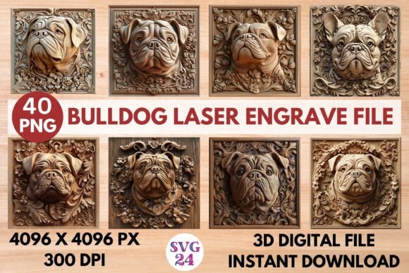 Enhance Your Design Workflow with Premium Bulldog Laser Engrave Files