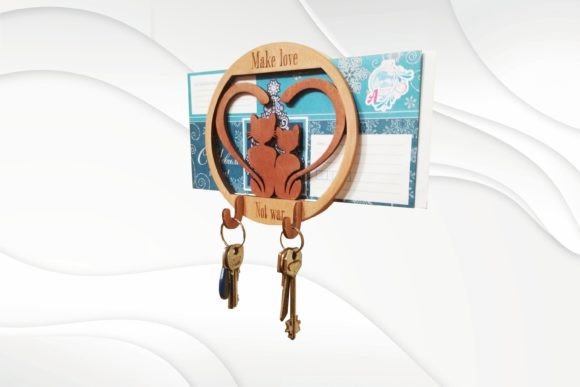 Key Holder Cats Wall Decor Laser Cutting: A Unique Blend of Function and Art