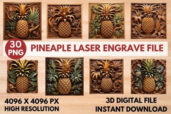 Pineaple Laser Engrave File: A Practical Evaluation for Digital Fabricators