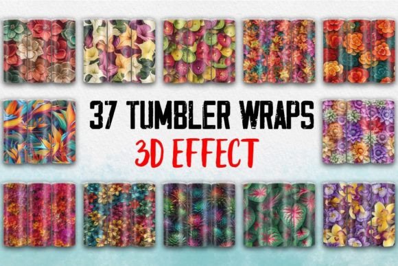 Tumbler Wraps: A Guide to Choosing and Using the Right 3D Floral Designs