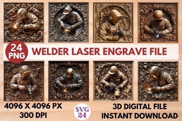 Welder Laser Engrave File – Premium Design for Versatile Projects